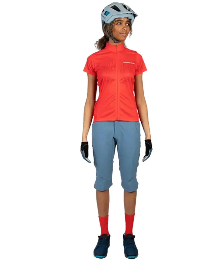 Endura Women's Hummvee Ray S/S Jersey Pomegranate-5